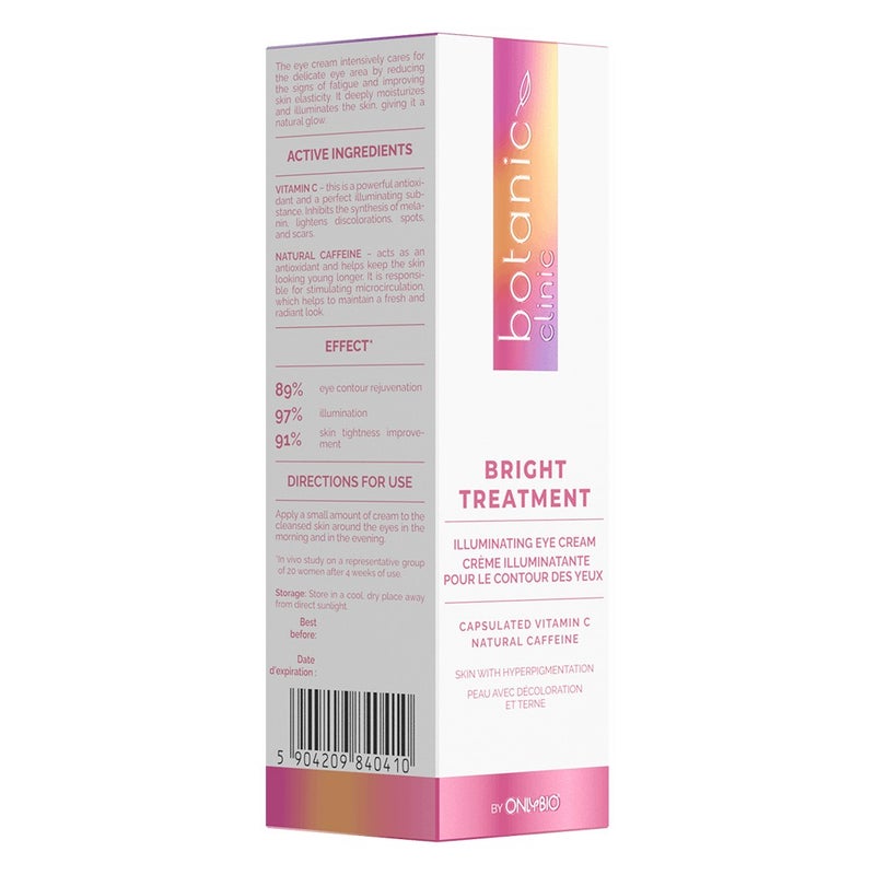 OnlyBio Botanic Clinic Bright Treatment Illuminating Eye Cream 15ml