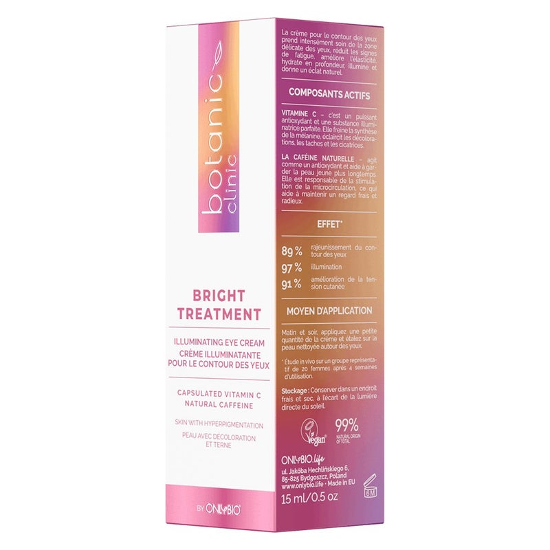 OnlyBio Botanic Clinic Bright Treatment Illuminating Eye Cream 15ml