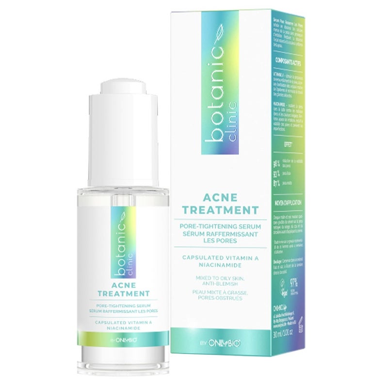 OnlyBio Botanic Clinic Acne Treatment Pore-Tightening Serum For Blemish Prone Skin 30ml