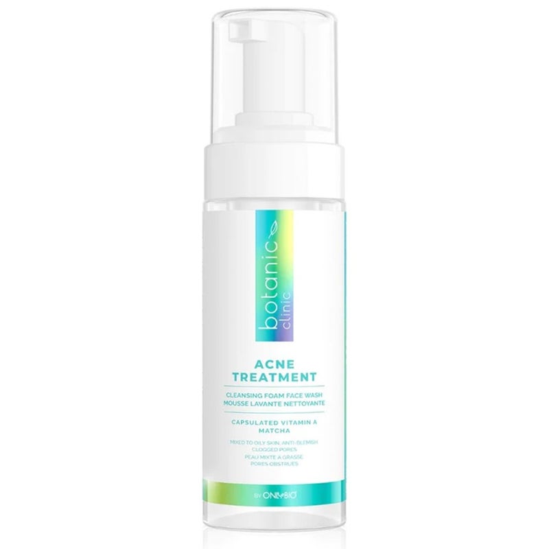 OnlyBio Botanic Clinic Acne Treatment Cleansing Foam Face Wash For Blemish Prone Skin 150ml