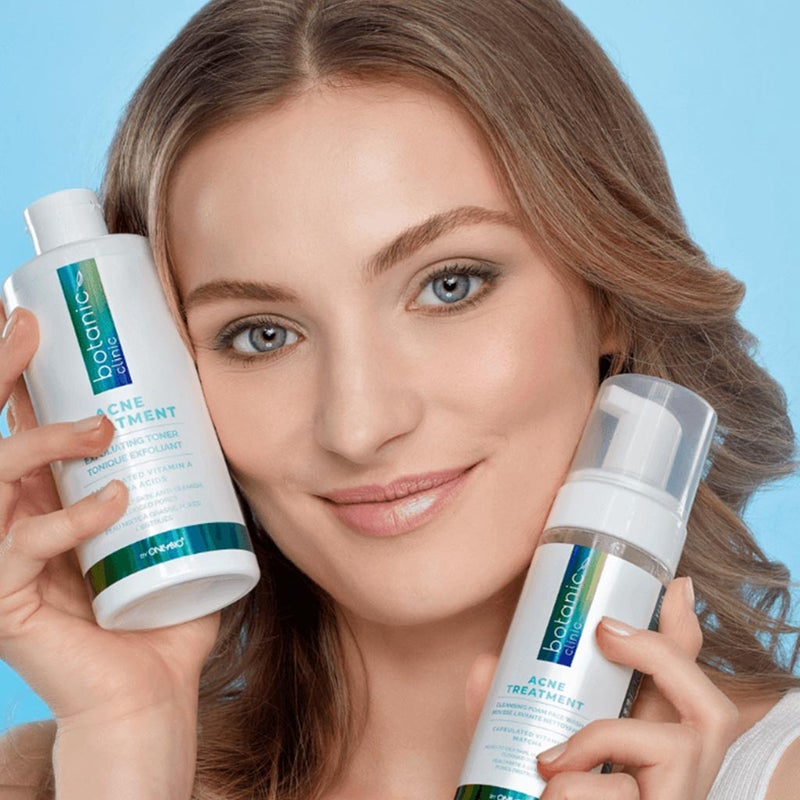OnlyBio Botanic Clinic Acne Treatment Exfoliating Toner For Blemish Prone Skin 300ml