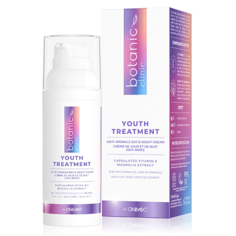 OnlyBio Botanic Clinic Youth Treatment Anti-Wrinkle Day And Night Cream 50ml