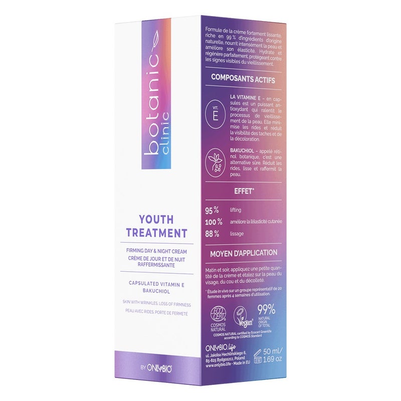 OnlyBio Botanic Clinic Youth Treatment Firming Day And Night Cream 50ml