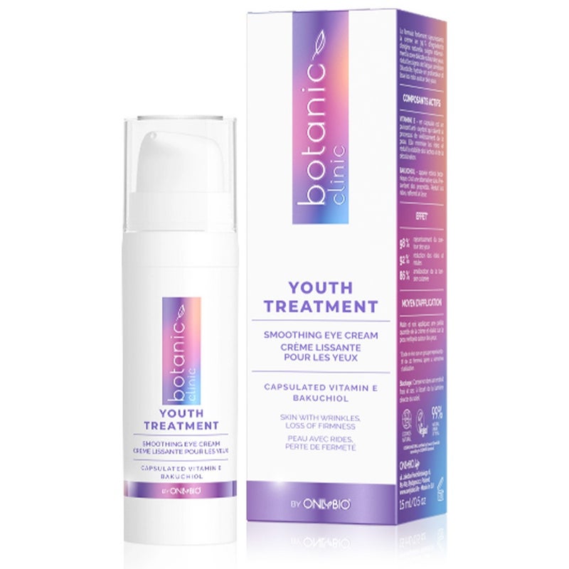 OnlyBio Botanic Clinic Youth Treatment Anti-Wrinkle Firming & Smoothing Eye Cream 15ml