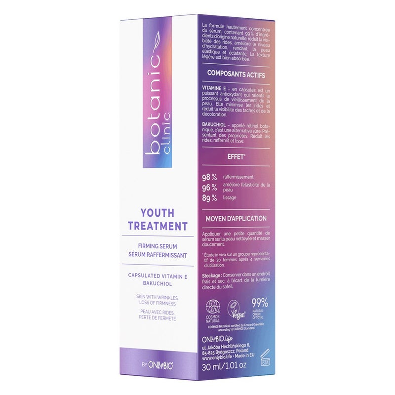 OnlyBio Botanic Clinic Youth Treatment Firming Face Serum 30ml