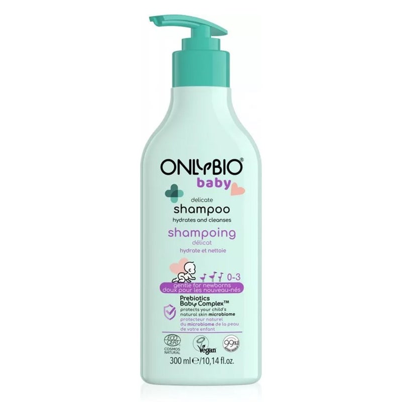 OnlyBio Baby Delicate Shampoo For Newborn With Prebiotics Baby Complex 300ml