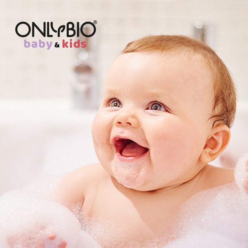 OnlyBio Baby Delicate Bubble Bath For Newborn With Prebiotics Baby Complex 500ml