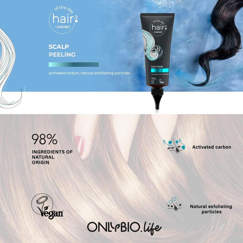 OnlyBio Hair In Balance Scalp Peeling & Exfoliating Scrub 125ml