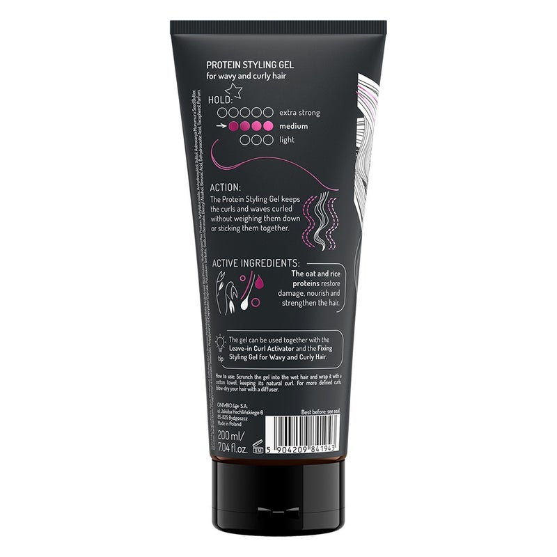 OnlyBio Hair Of The Day Protein Styling Gel For Waves & Curls 200ml