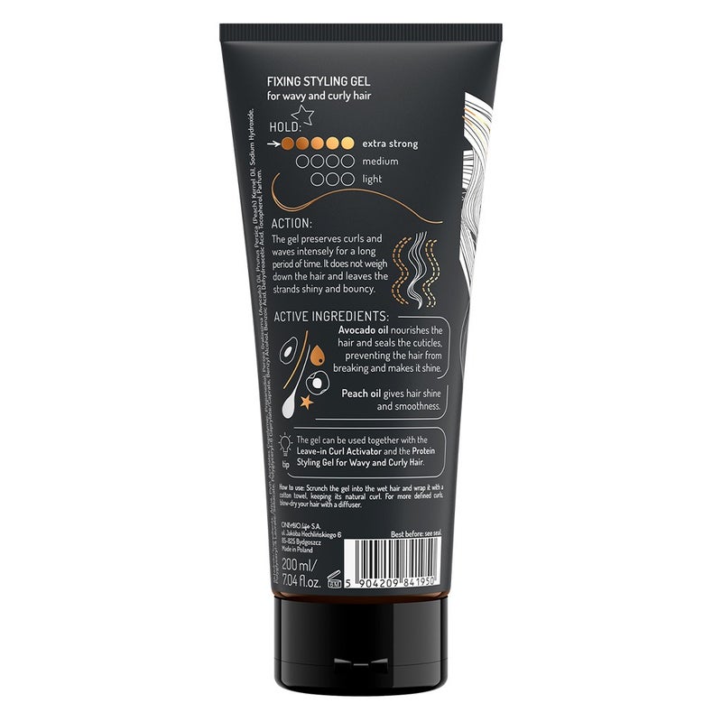 OnlyBio Hair Of The Day Fixing Styling Gel For Waves & Curls 200ml