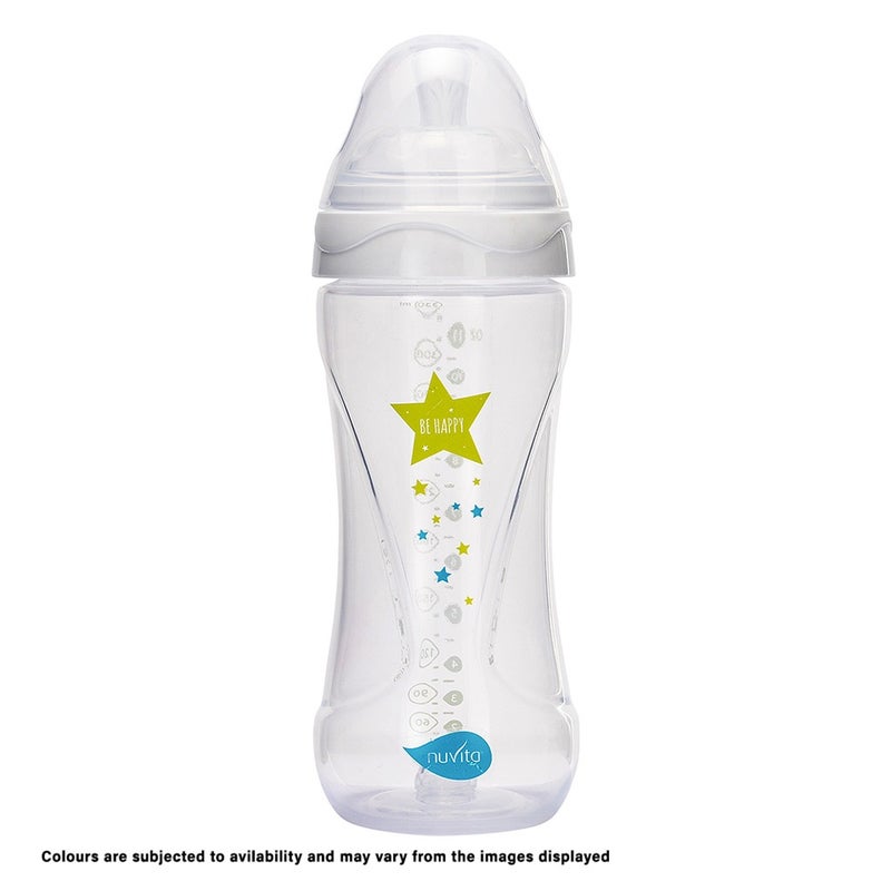 Nuvita Mimic Cool Anti-Colic Baby Feeding Bottle - Assorted 330ml