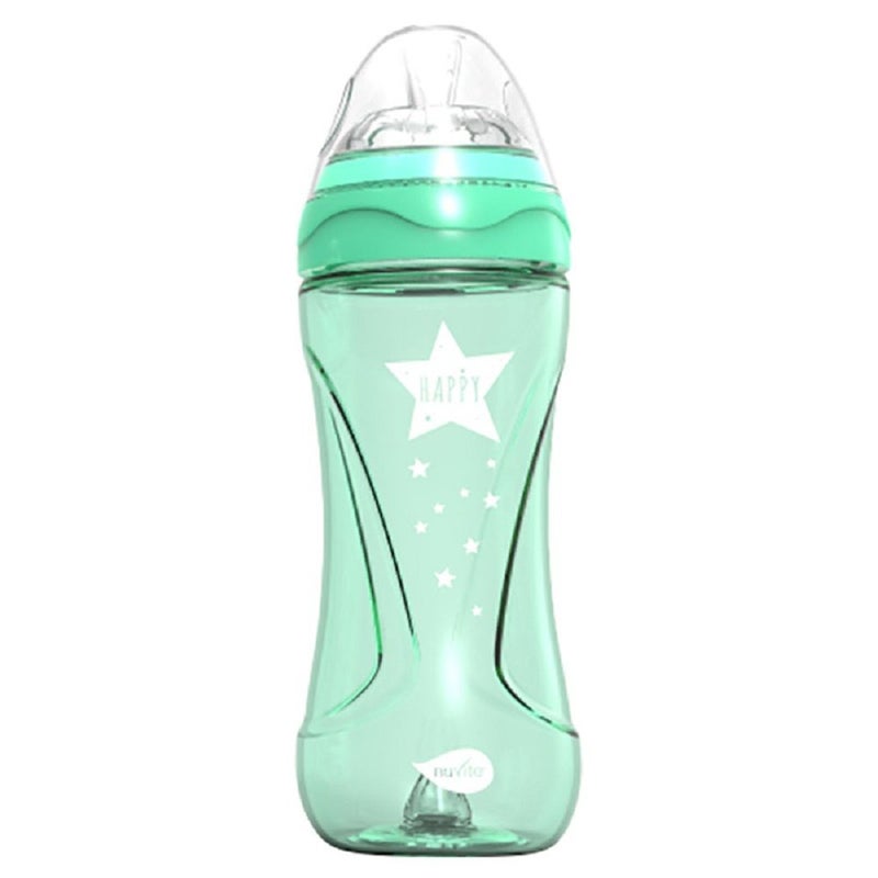 Nuvita Mimic Cool Anti-Colic Baby Feeding Bottle - Assorted 330ml