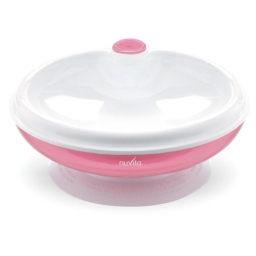 Nuvita Weaning Set For 6 Moths+ Baby - Pink 