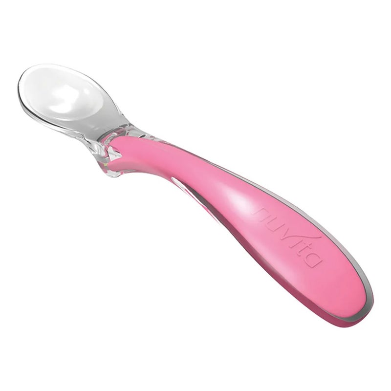 Nuvita Weaning Set For 6 Moths+ Baby - Pink 