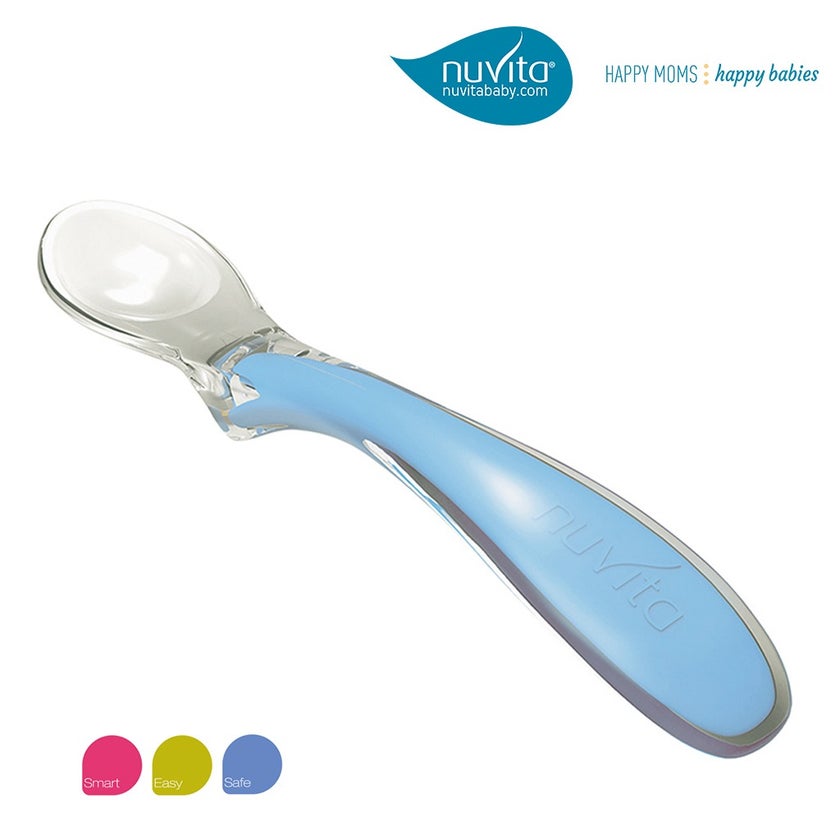 Nuvita Weaning Set For 6 Moths+ Baby - Blue