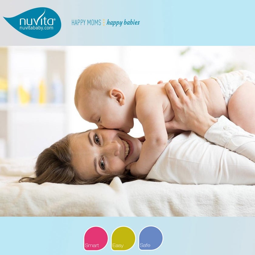 Nuvita Weaning Set For 6 Moths+ Baby - Blue