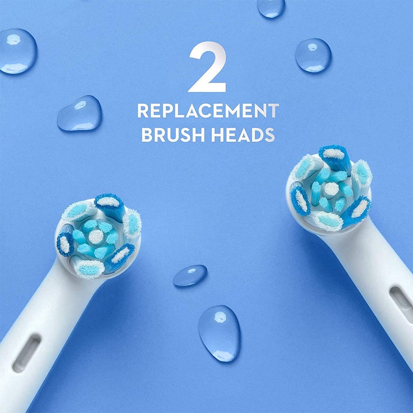 Oral B iO Gentle Care Replacement Brush Heads White, Pack of 2's