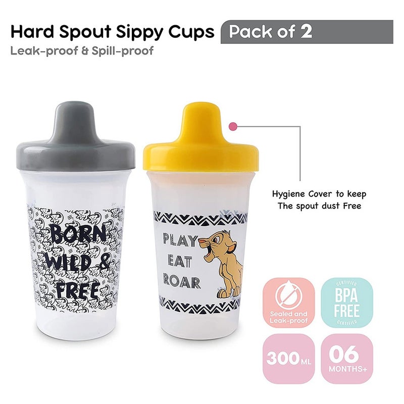 Disney The Lion King 300ml Training Sippy Cup, Pack of 2's TRHA2113