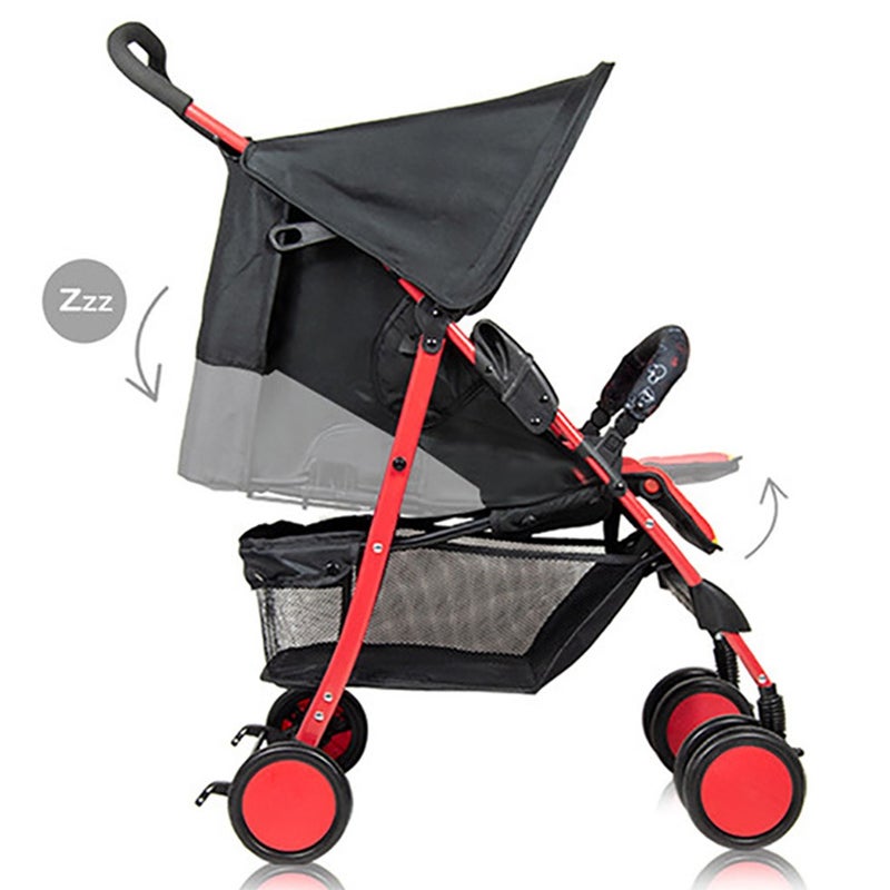 Disney Mickey Mouse Lightweight Picnic Stroller With Storage Cabin For 0 - 36 Months Baby - D1 Mickey