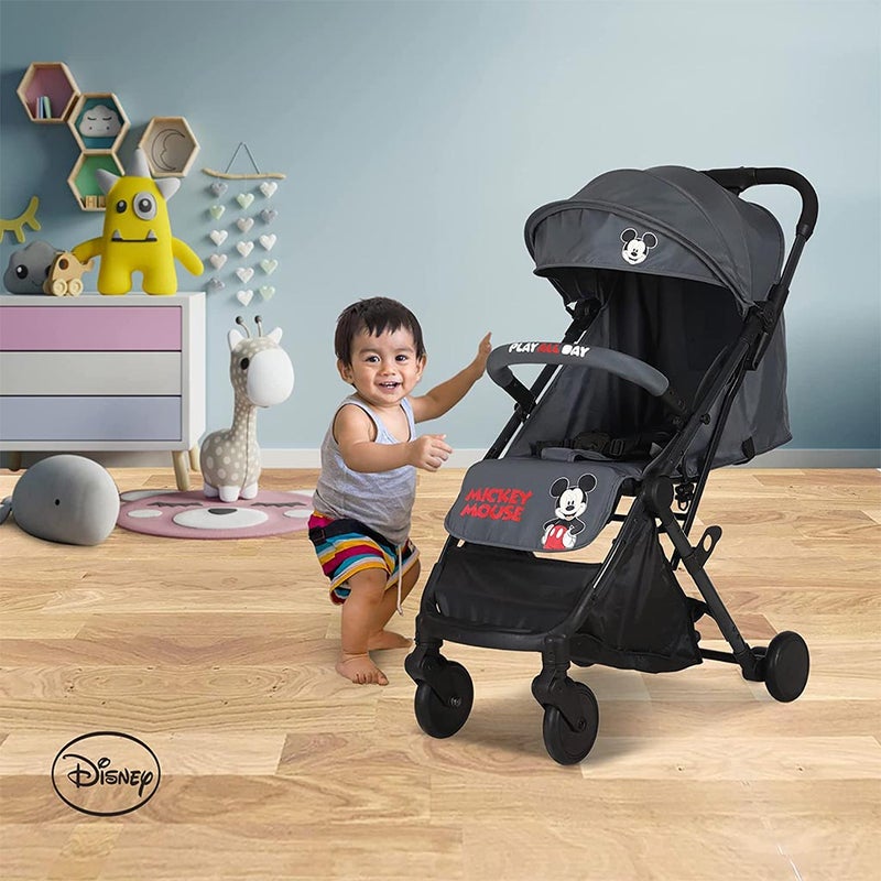 Disney Mickey Mouse Light Weight Travel Stroller For 0 - 36 Months Baby - S101 Mickey