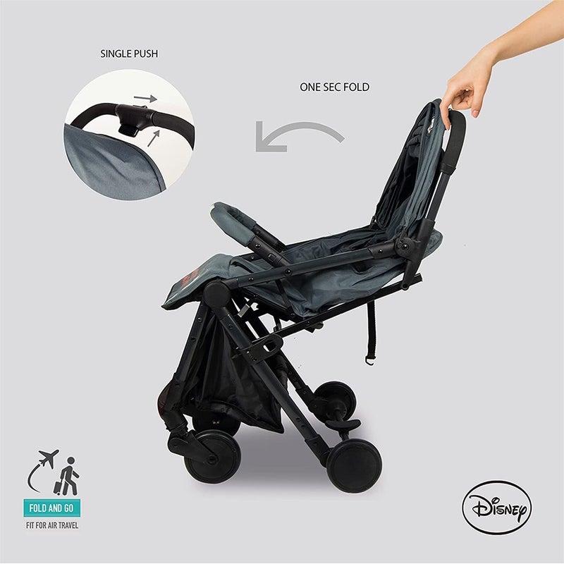 Disney Mickey Mouse Light Weight Travel Stroller For 0 - 36 Months Baby - S101 Mickey