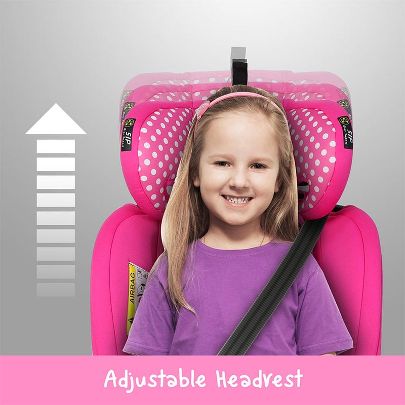 Disney Minnie Mouse 4-In-1 Car Seat For Baby & Kids Up to 36 Kg YC06- Minnie -A