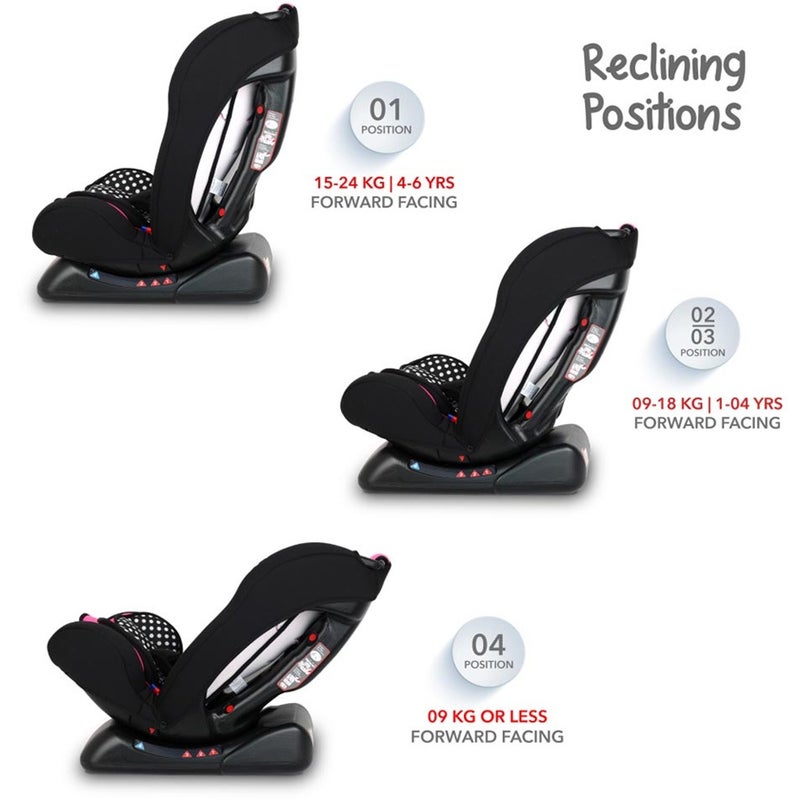 Disney Minnie Mouse 3-In-1 Car Seat For Baby/Kids Up to 25Kg - Assorted ZY19
