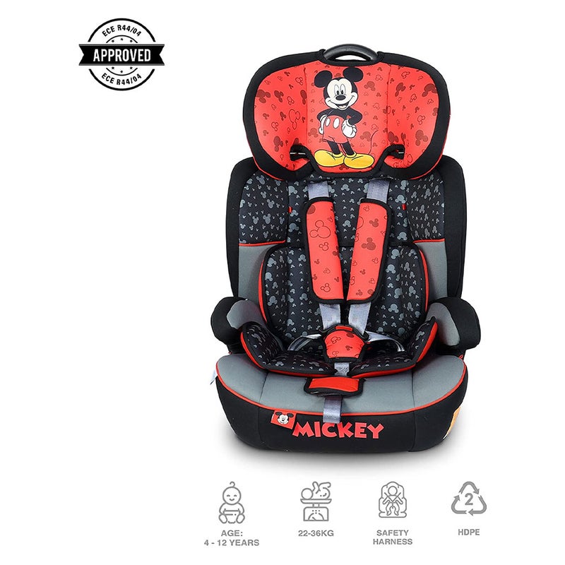 Disney Mickey Mouse 3-In-1 Car Seat For Baby/Kids Up to 36kg ZY10