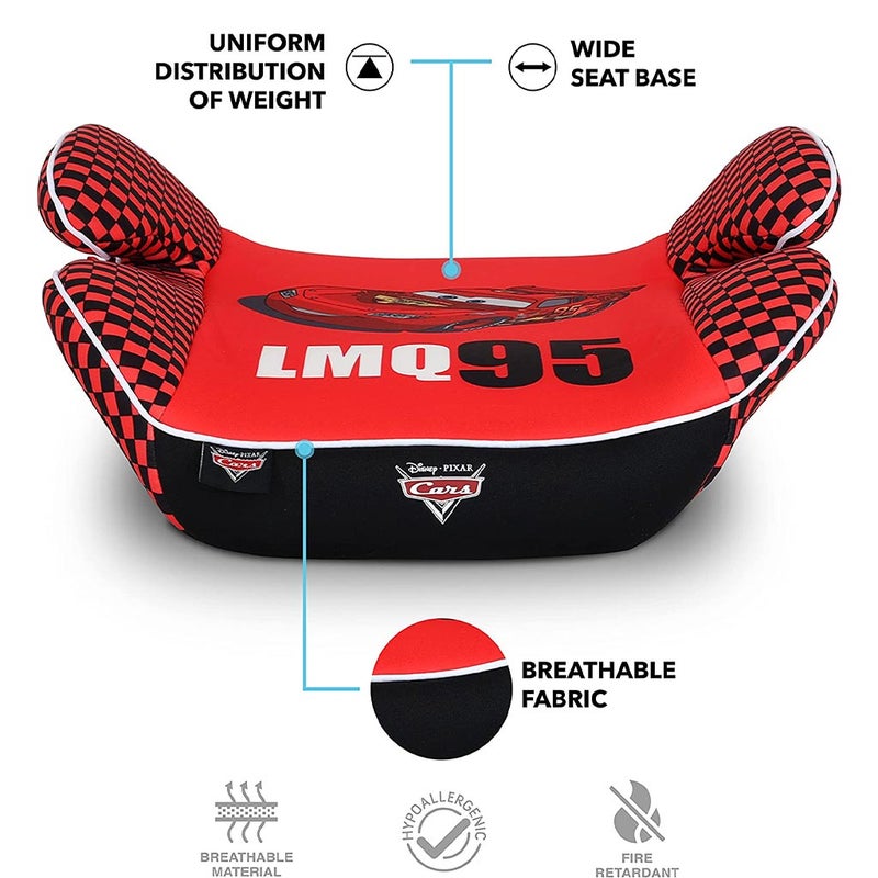 Disney Cars Lightning McQueen Kids Booster Seat With Arm Rest - ZY03 Cars-A