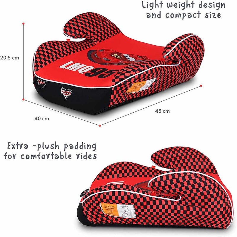 Disney Cars Lightning McQueen Kids Booster Seat With Arm Rest - ZY03 Cars-A