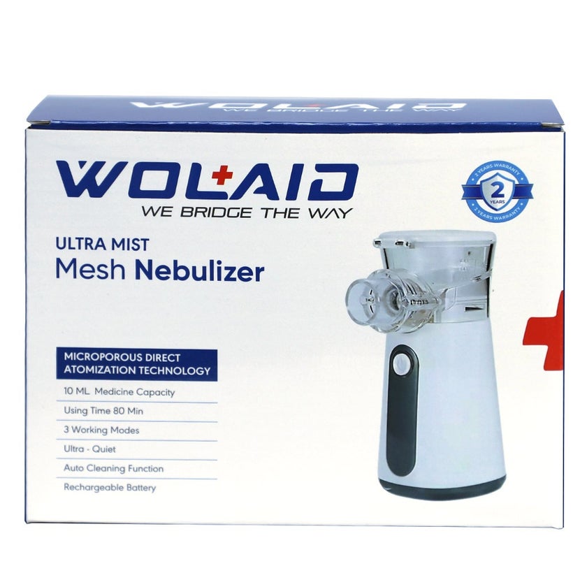 Wolaid Ultramist Mesh Nebulizer With Microporous Direct Atomization Technology