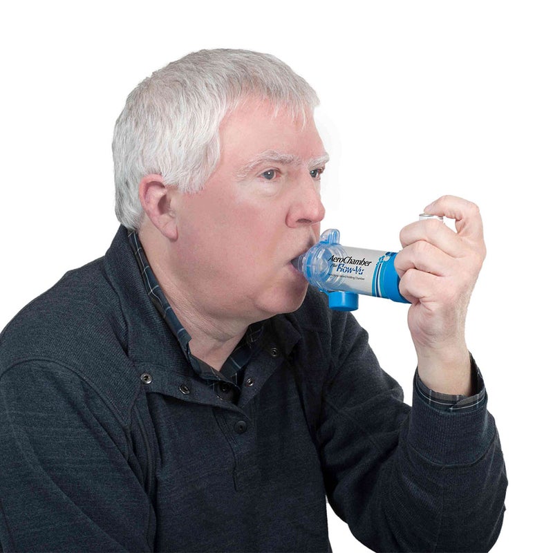 AeroChamber Plus Flow-Vu Anti-static Valved Holding Chamber With Mouthpiece For Adult