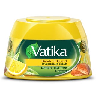 Dabur Vatika Naturals Dandruff Guard Hair Styling Cream With Lemon, Tea Tree & Almond 210ml