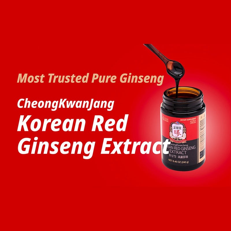 CheongKwanJang 6 Year Grown Korean Red Ginseng Concentrated Liquid Extract For Men & Women 240g