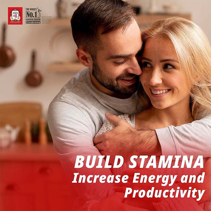 CheongKwanJang 6 Year Grown Korean Red Ginseng Everytime Portable Liquid Sticks 1000mg - 10ml, Pack of 20's