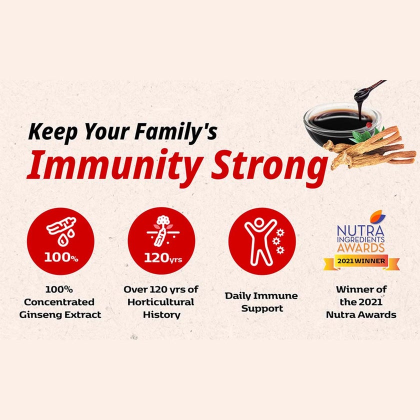 CheongKwanJang 6 Year Grown Korean Red Ginseng Everytime Portable Liquid Sticks 1000mg - 10ml, Pack of 20's