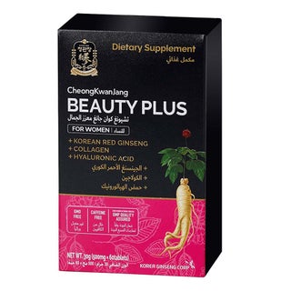 CheongKwanJang Beauty Plus Korean Red Ginseng Collagen And Hyaluronic Acid Tablet 500mg For Women, 60's