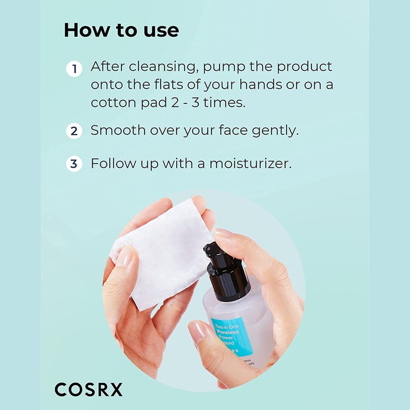 Cosrx Two In One Poreless Power Liquid Serum With BHA & Tannin For All Skin Types 100ml 