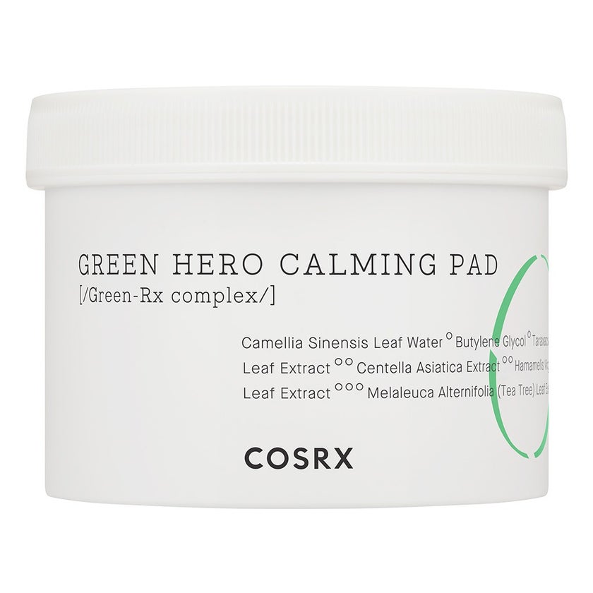 Cosrx One Step Green Hero Calming Pads, Pack of 70's