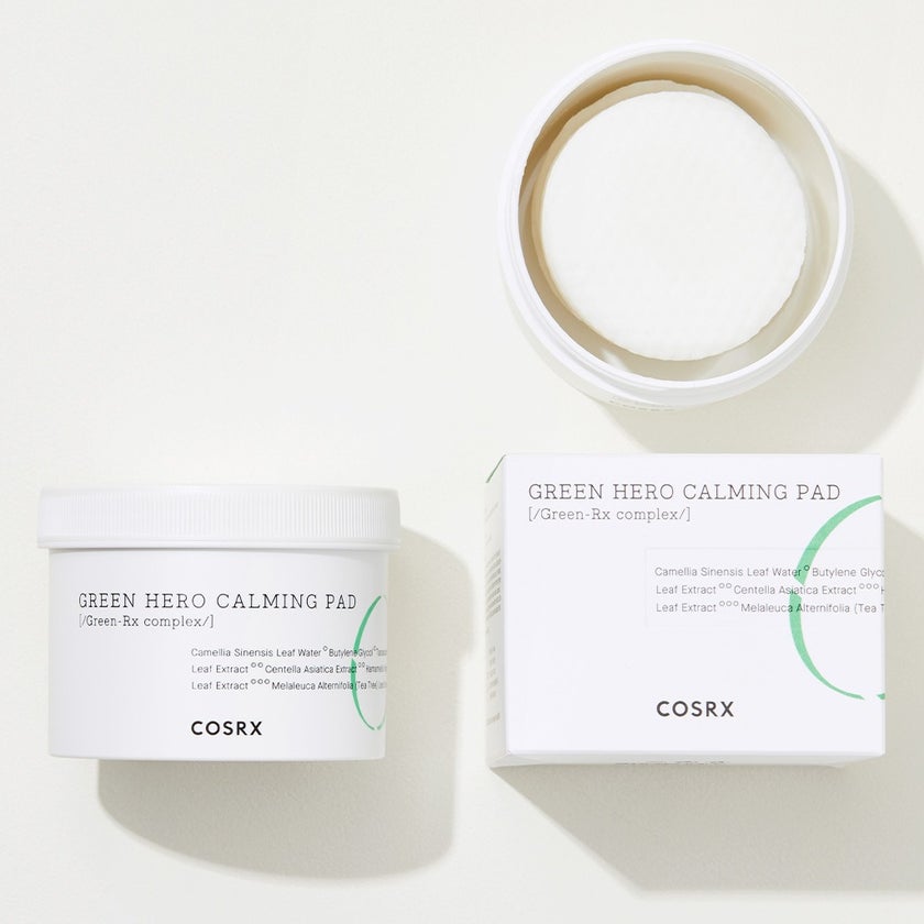 Cosrx One Step Green Hero Calming Pads, Pack of 70's