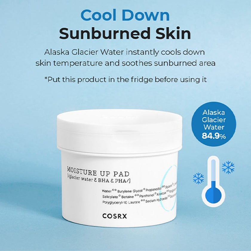 Cosrx One Step Moisture Up Pads For Dry Skin, Pack of 70's