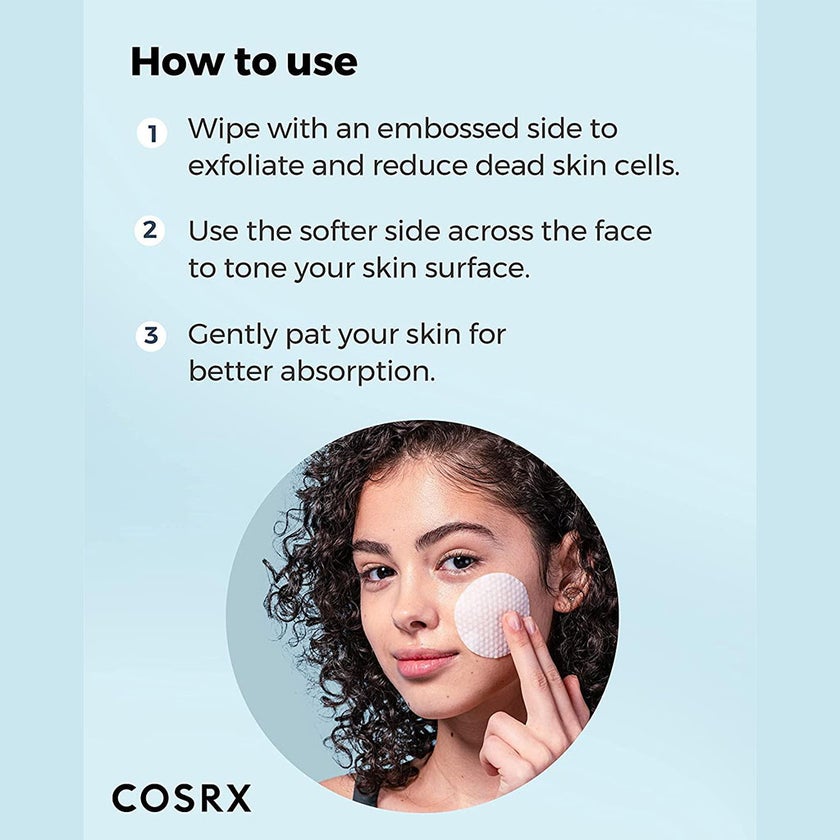 Cosrx One Step Moisture Up Pads For Dry Skin, Pack of 70's