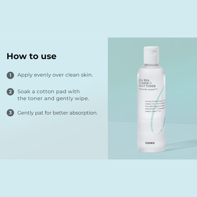 Cosrx Refresh ABC Daily Boosting Toner With AHA, BHA And Vitamin C 150ml