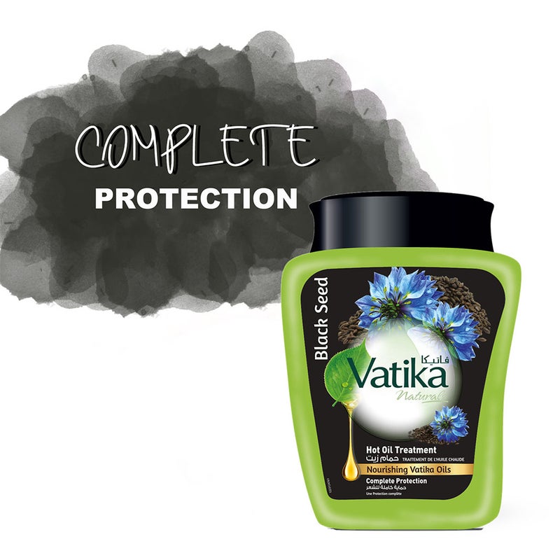 Dabur Vatika Black Seed Hammam Zaith Hot Oil Treatment Cream For Malnourished Hair 500g