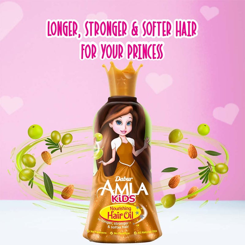 Dabur Amla Kids Nourishing Hair Oil For Longer, Stronger And Softer Hair 200ml
