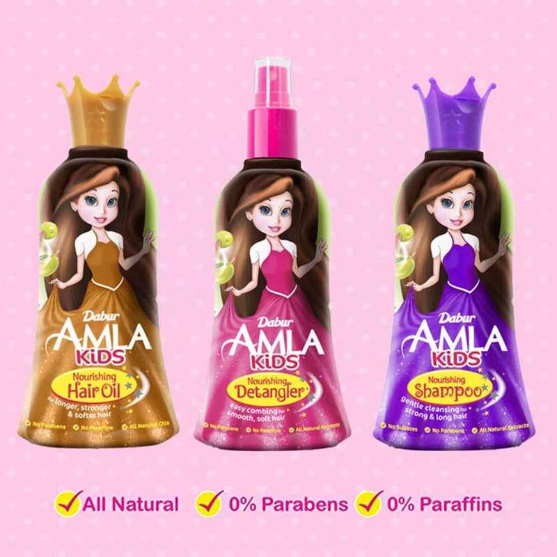 Dabur Amla Kids Nourishing Hair Oil For Longer, Stronger And Softer Hair 200ml