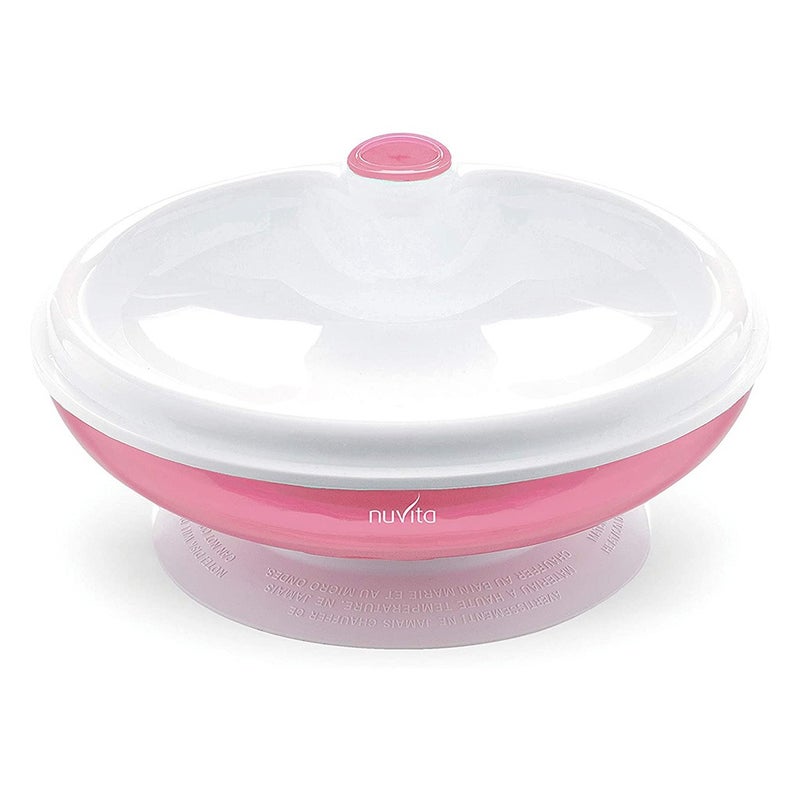 Nuvita Warm Plate With Hot Water Reservoir For 6+ Months Baby, Pink, Pack of 1's