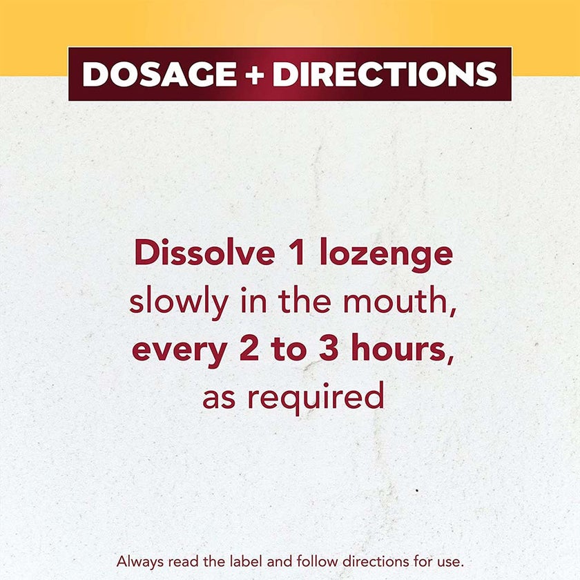 Betadine Sore Throat Antibacterial Lozenges With Soothing Honey & Lemon, Pack of 24's