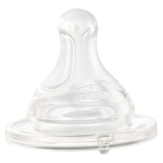 Chicco Physio Teat Anti-Colic Perfect Latch Medium Flow Silicone Baby Teat For 2 Months+, Pack of 2's