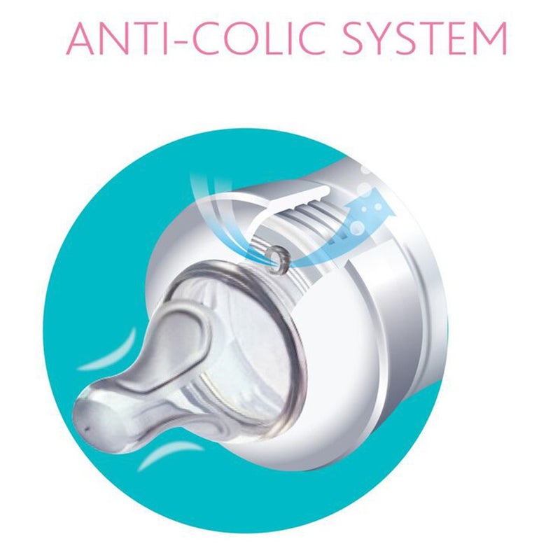 Chicco Physio Teat Anti-Colic Perfect Latch Medium Flow Silicone Baby Teat For 2 Months+, Pack of 2's